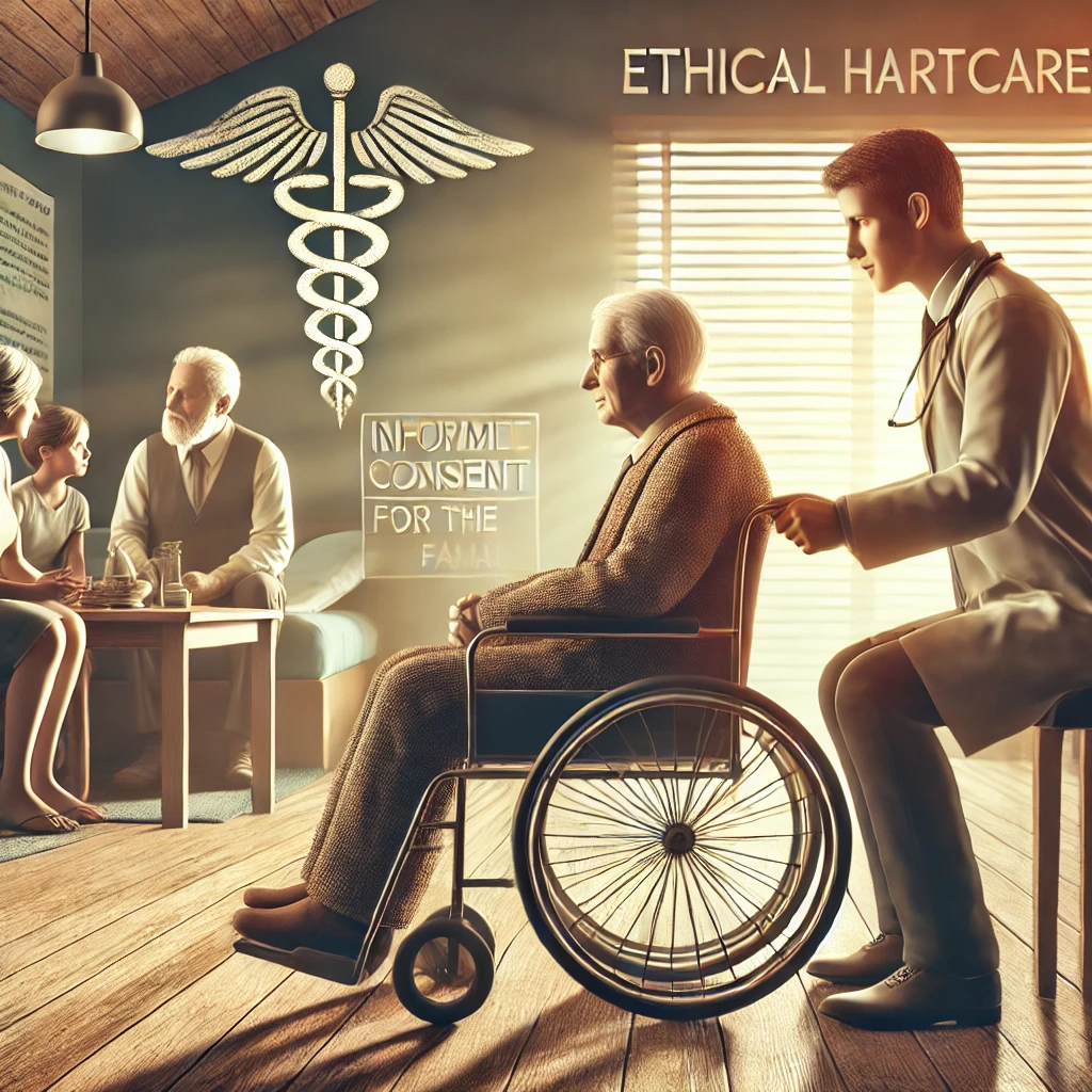 Compassionate healthcare for elderly and underprivileged patients in a modest clinic setting